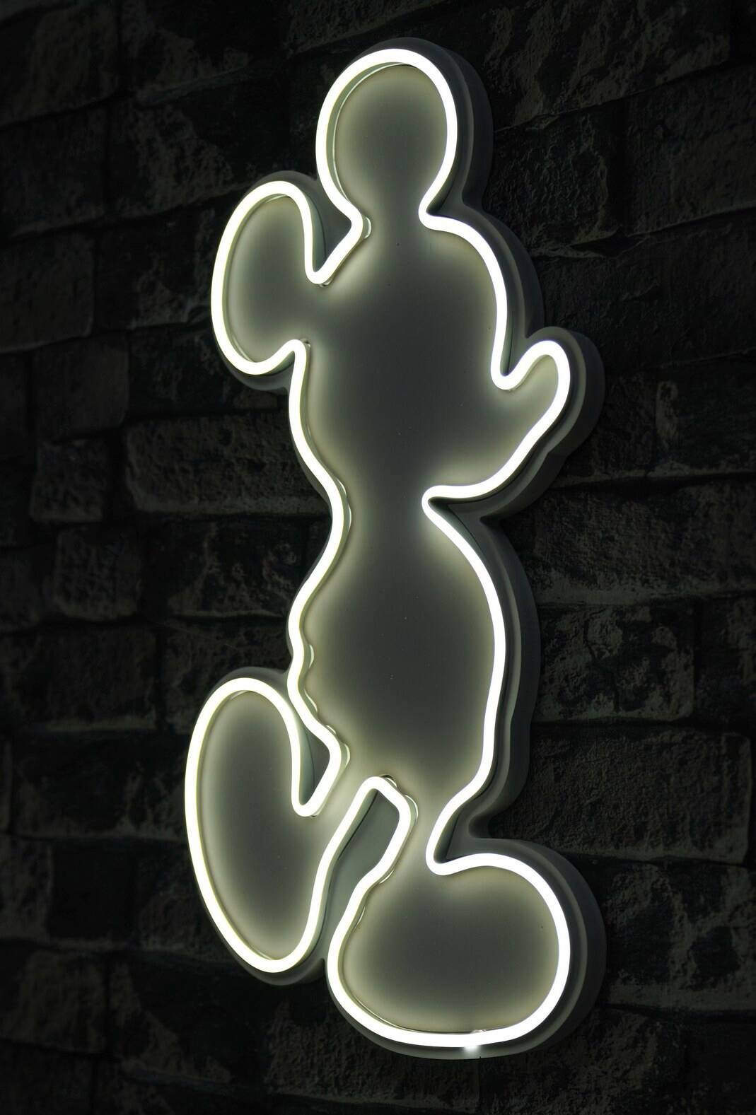 Opviq LED-Wandleuchte weiß PVC B/H/T/L: ca. 27x49x3x27 cm