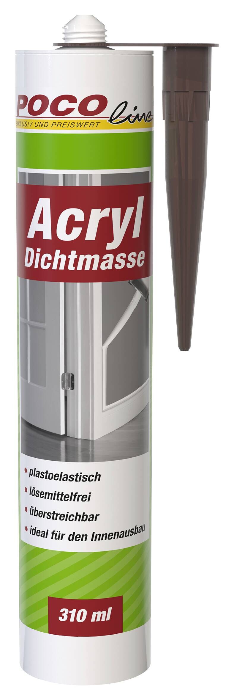POCOline Acryl Fugendicht braun ca. 0,31 l