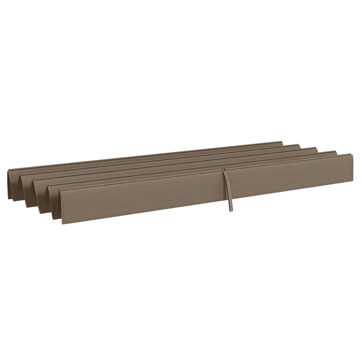 Outsunny Ersatzdach kaffee Polyester B/H/L: ca. 245x23x286 cm