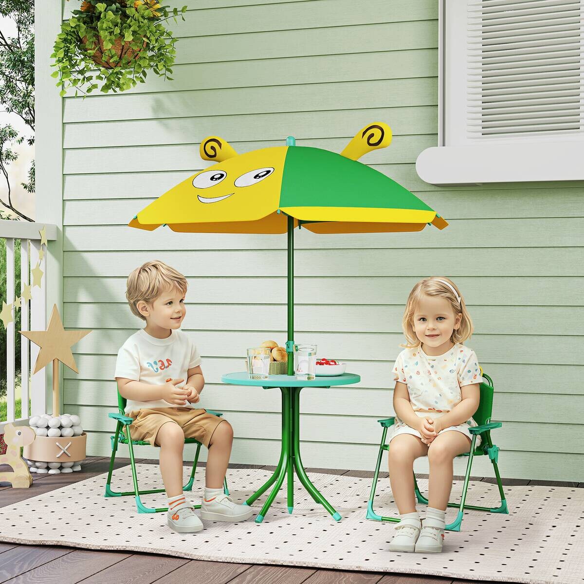AIYAPLAY Kindersitzgruppe grün Polyester B/H/L: ca. 49,5x50x49,5 cm