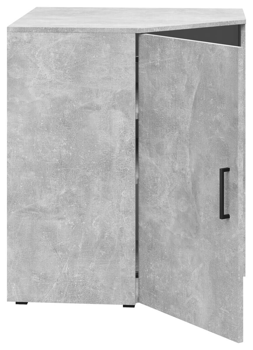 Schrank Multi-Stauraum Typ 41 Beton Optik B/H/T: ca. 101x83x79 cm