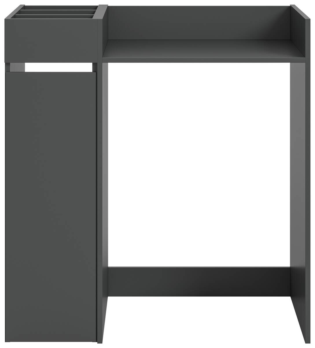 Waschmaschinenumbauschrank Free anthrazit B/H/T: ca. 95x101x60 cm