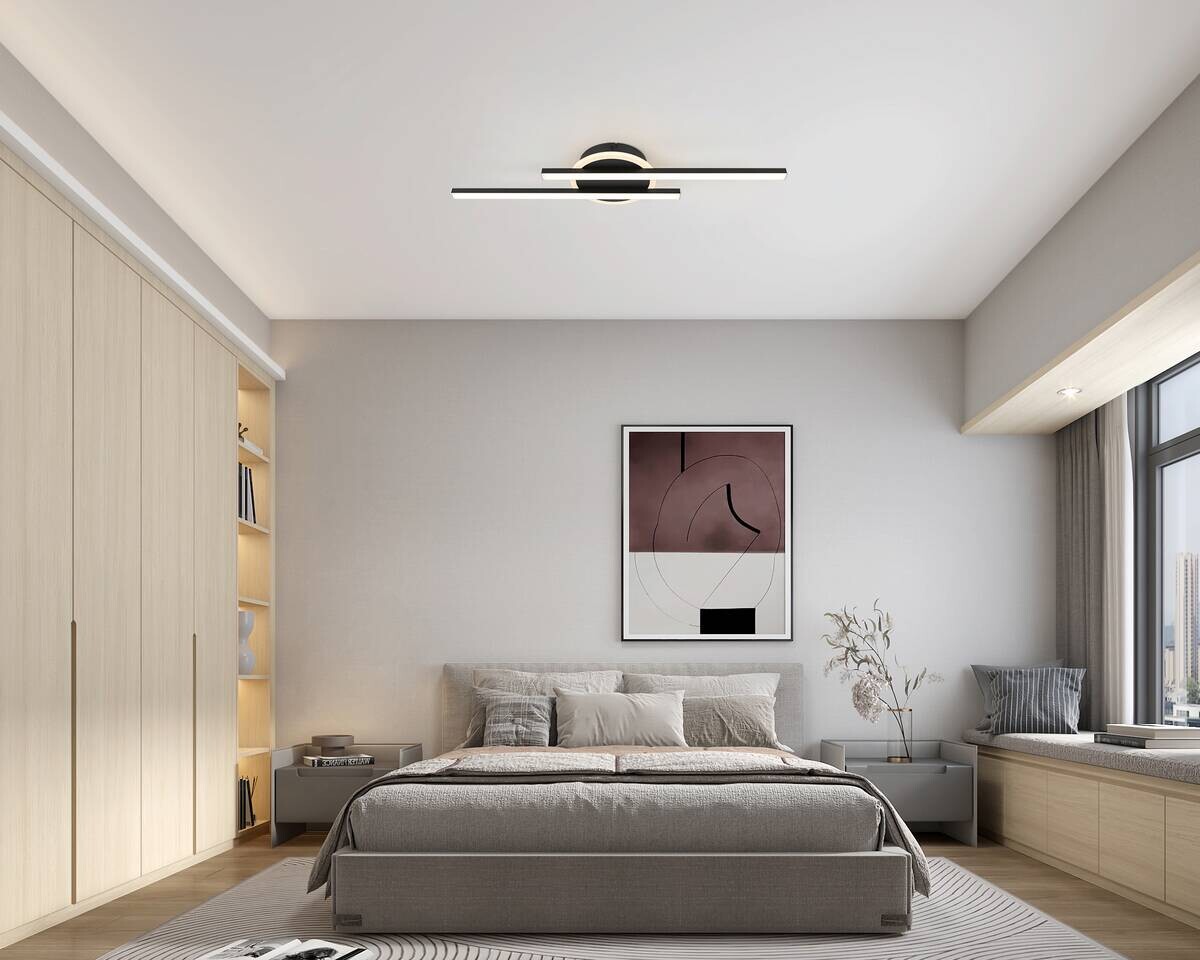 Nolo LED-Deckenleuchte Beam B/H/L: ca. 15x5x58 cm