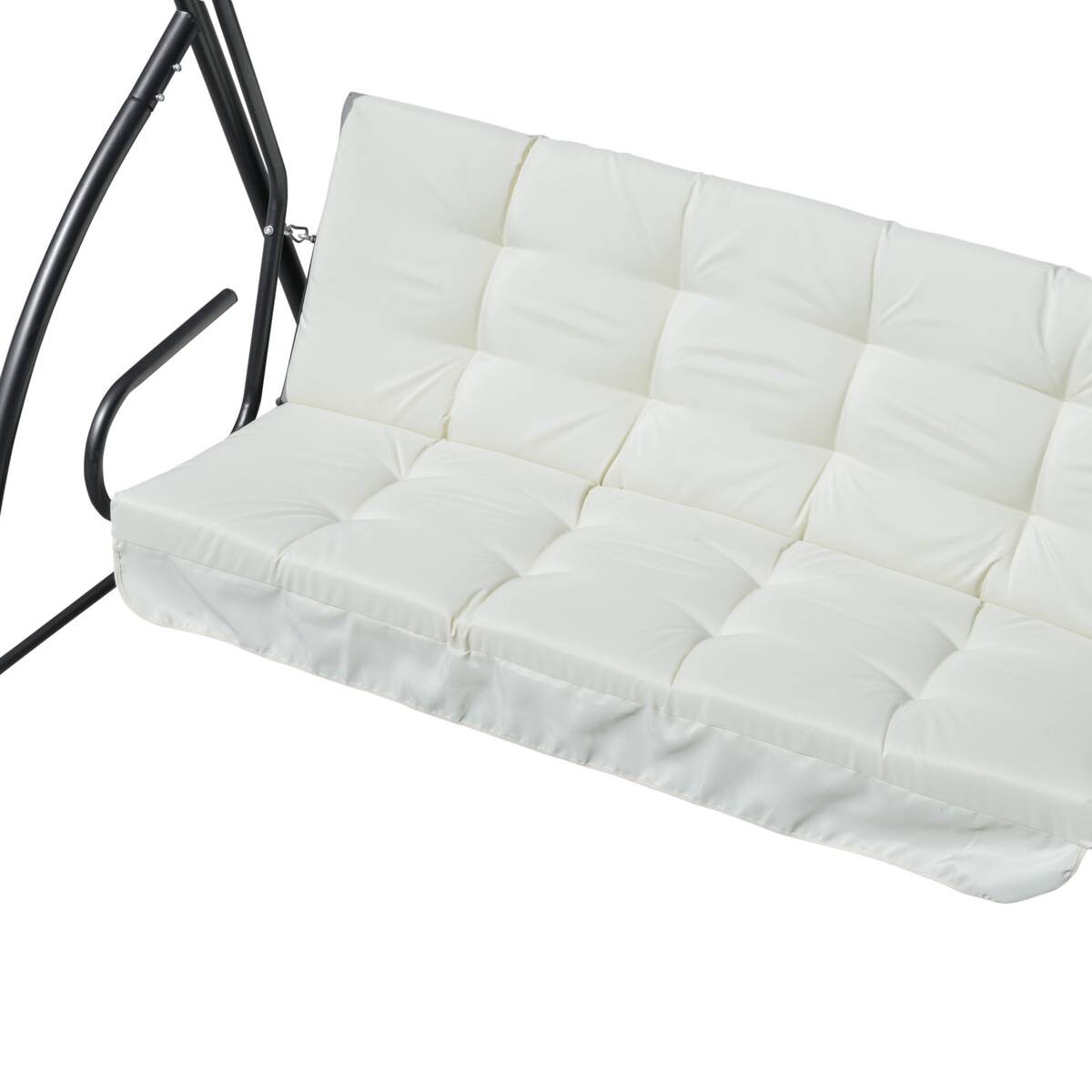 Outsunny Sitzkissen beige Polyester B/H/L: ca. 100x8x170 cm