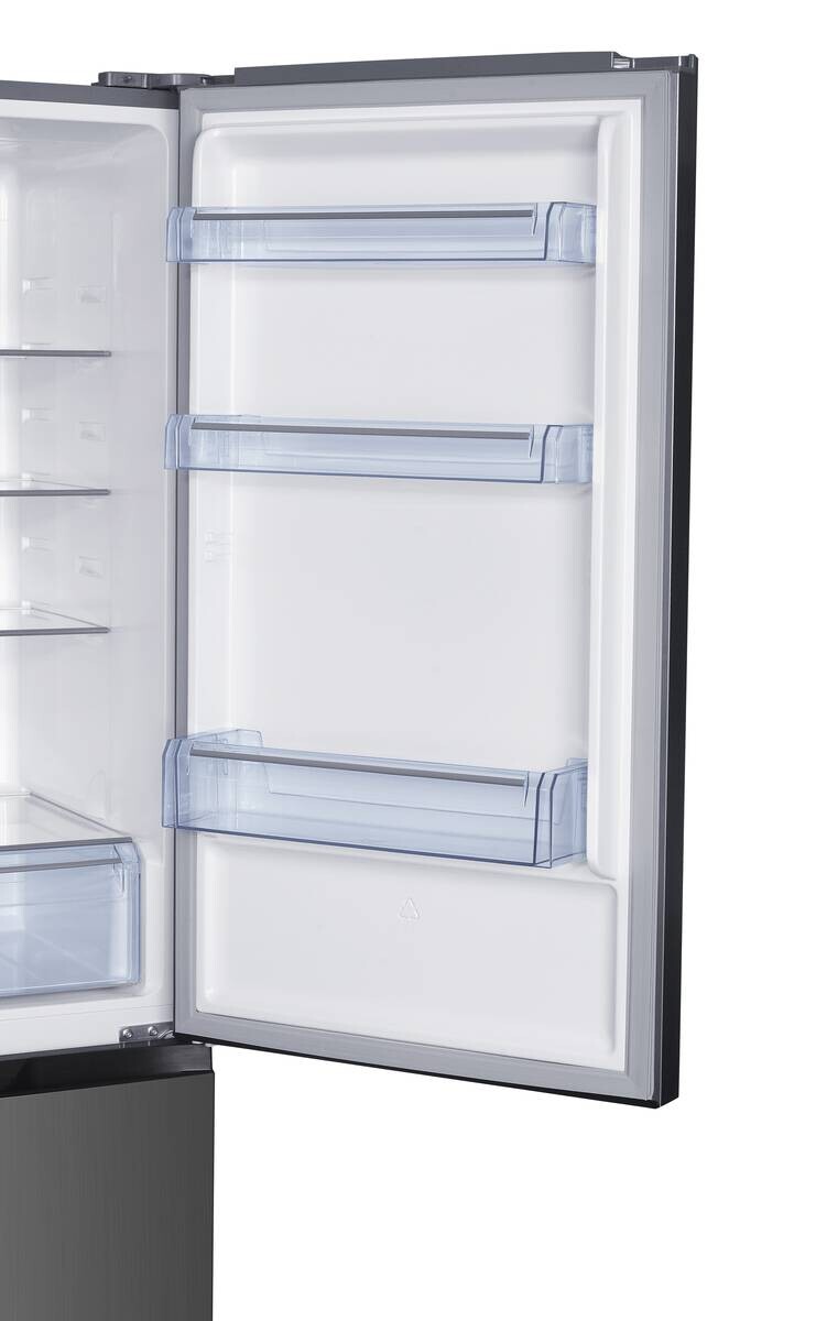 POCOline Kühl-/Gefrierkombination KGK186-293DIXNF Inox B/H/T: ca. 60x186x60,5 cm