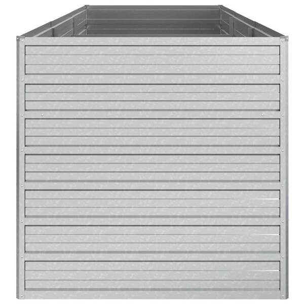 Garten-Hochbeet silber Stahl B/H/L: ca. 80x77x240 cm