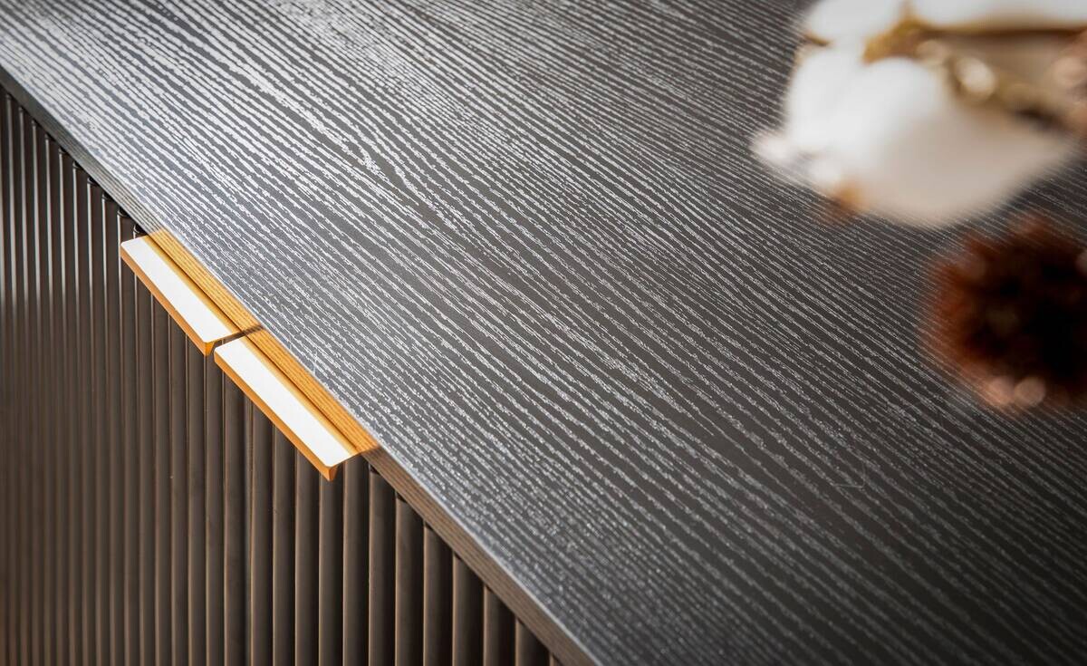 Sideboard schwarz B/H/T: ca. 120x80x40 cm