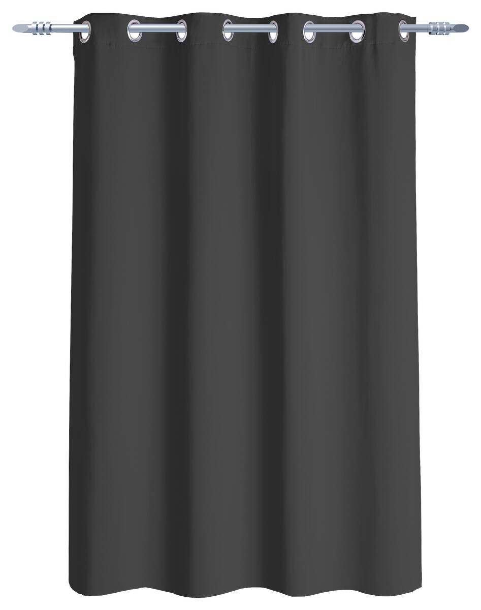 Ösenvorhang Verona anthrazit 100% Polyester B/L: ca. 140x145 cm