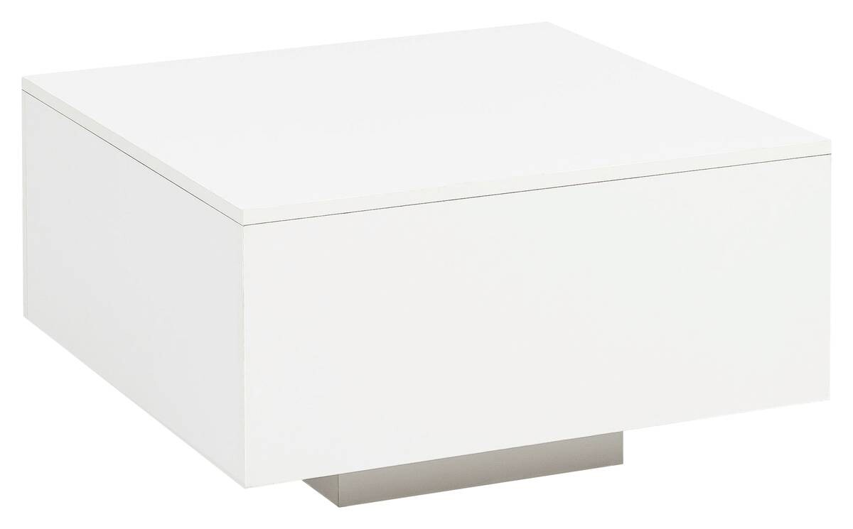 Wohnling Couchtisch weiß Holzwerkstoff B/H/T: ca. 60x35,5x60 cm