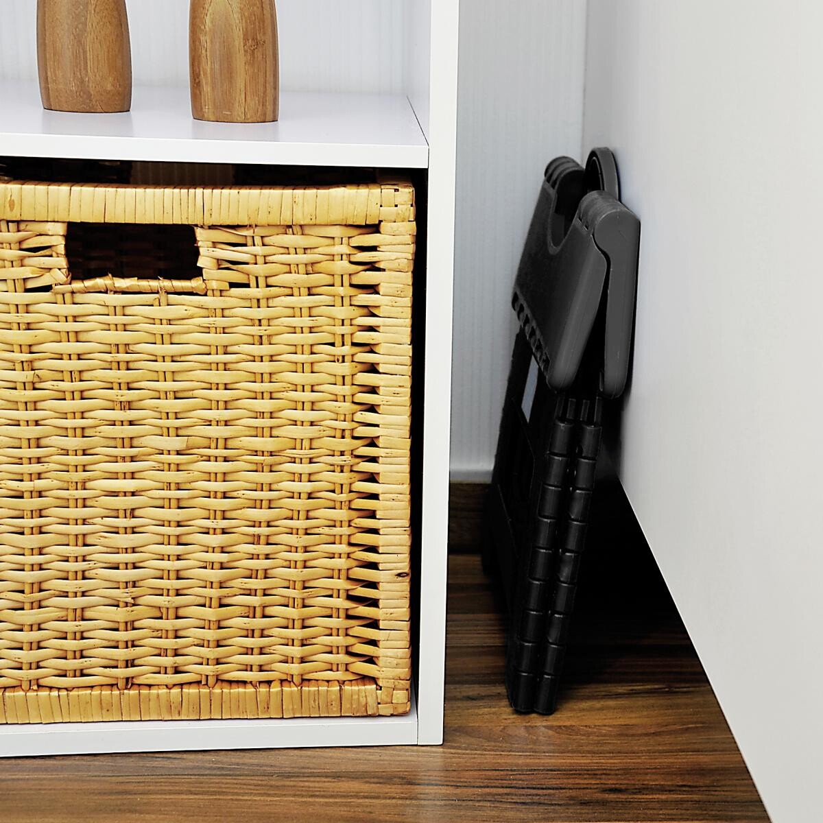 Kesper Klapphocker schwarz B/H/L: ca. 27x22x35 cm