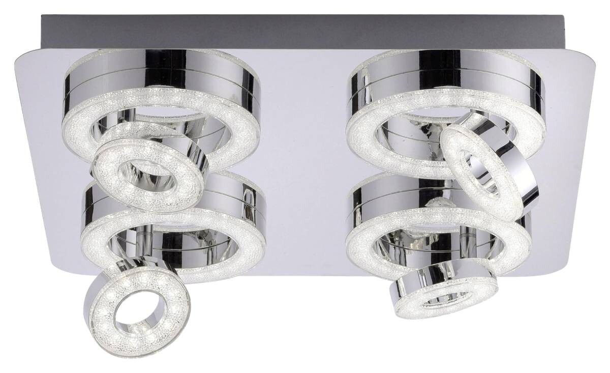 Just Light Smarte Deckenleuchte 14662-17 B/H: ca. 40x15 cm