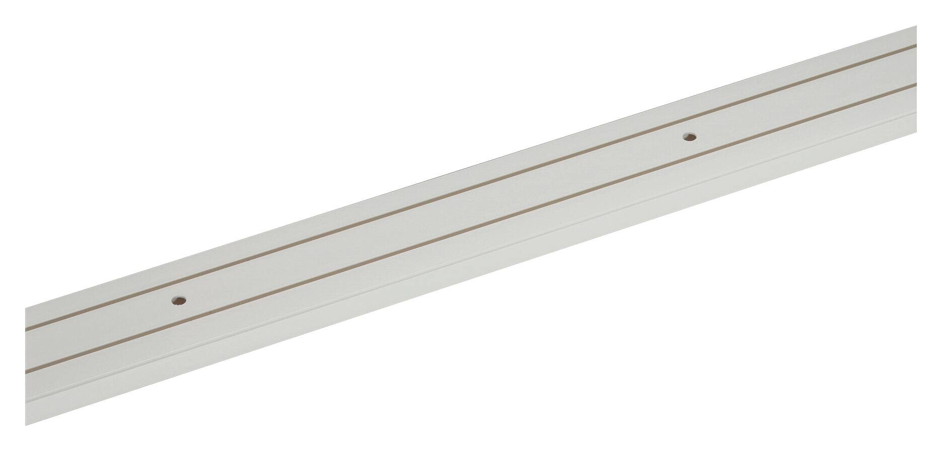 ondeco Gardinenschiene weiß Kunststoff L: ca. 150 cm 2 Läufe