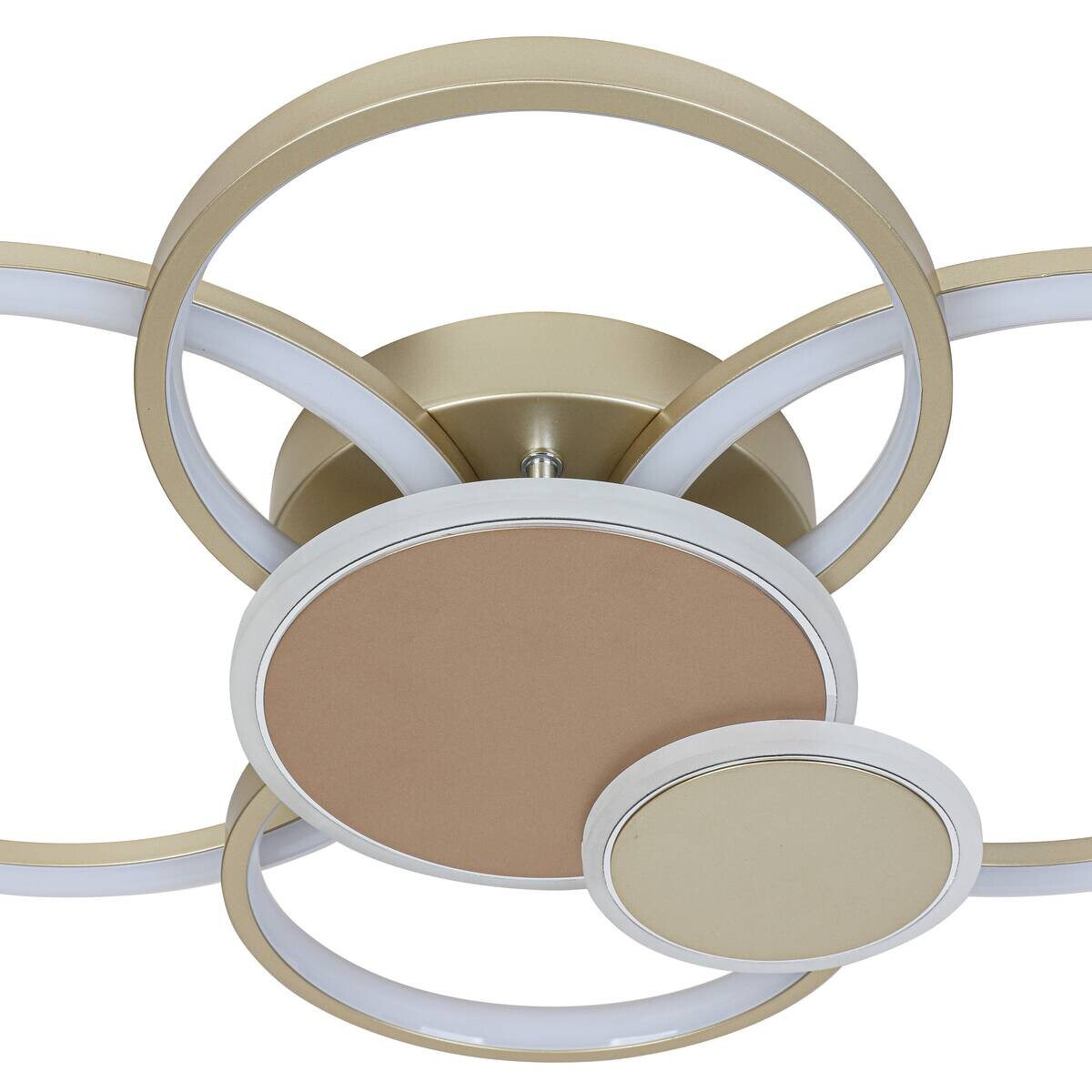Nolo LED-Deckenleuchte champagner Metall