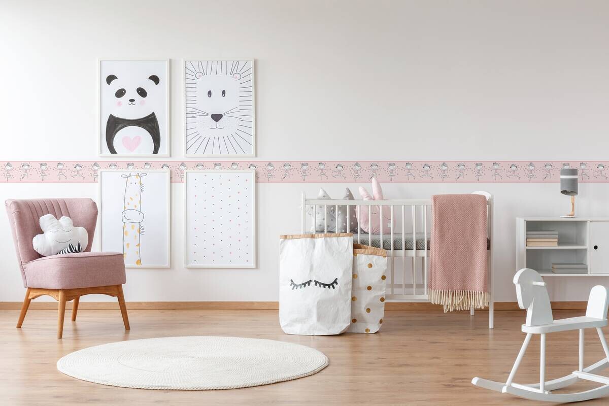 A.S.Creation Bordüre weiß B/H/D: ca. 15,5x500x5,7 cm