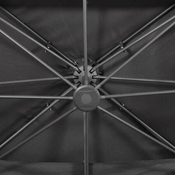 vidaXL Ampelschirm anthrazit Stoff B/H/T/L: ca. 300x274x300x400 cm
