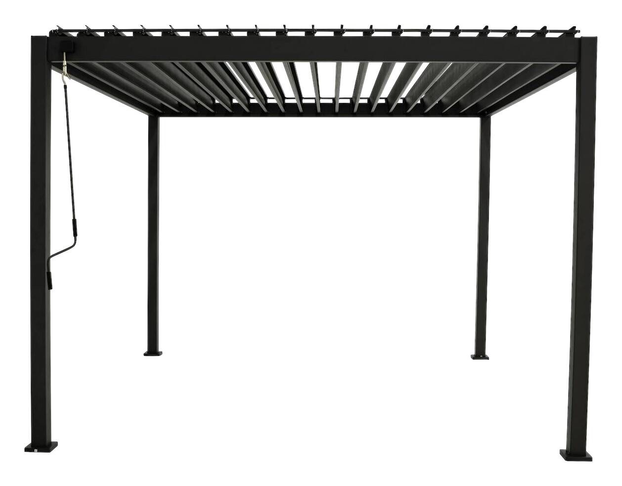 Mirador Pergola Basic anthrazit Aluminium B/H/L: ca. 360x240x300 cm