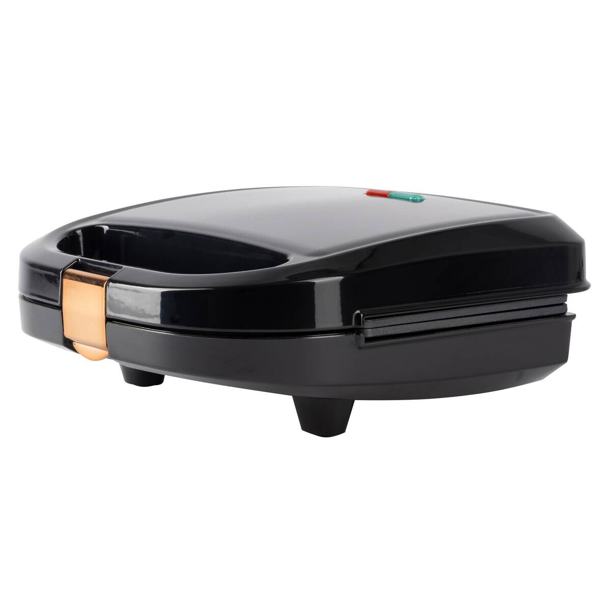 BERGNER Sandwichtoaster BG-53005-CP schwarz Kupfer Aluminium Kunststoff B/H/L: ca. 22x9x22 cm