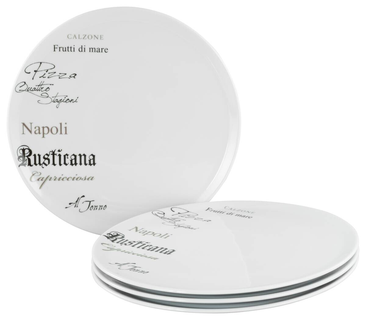 CreaTable Teller-Set Europa Gustoso weiß Porzellan