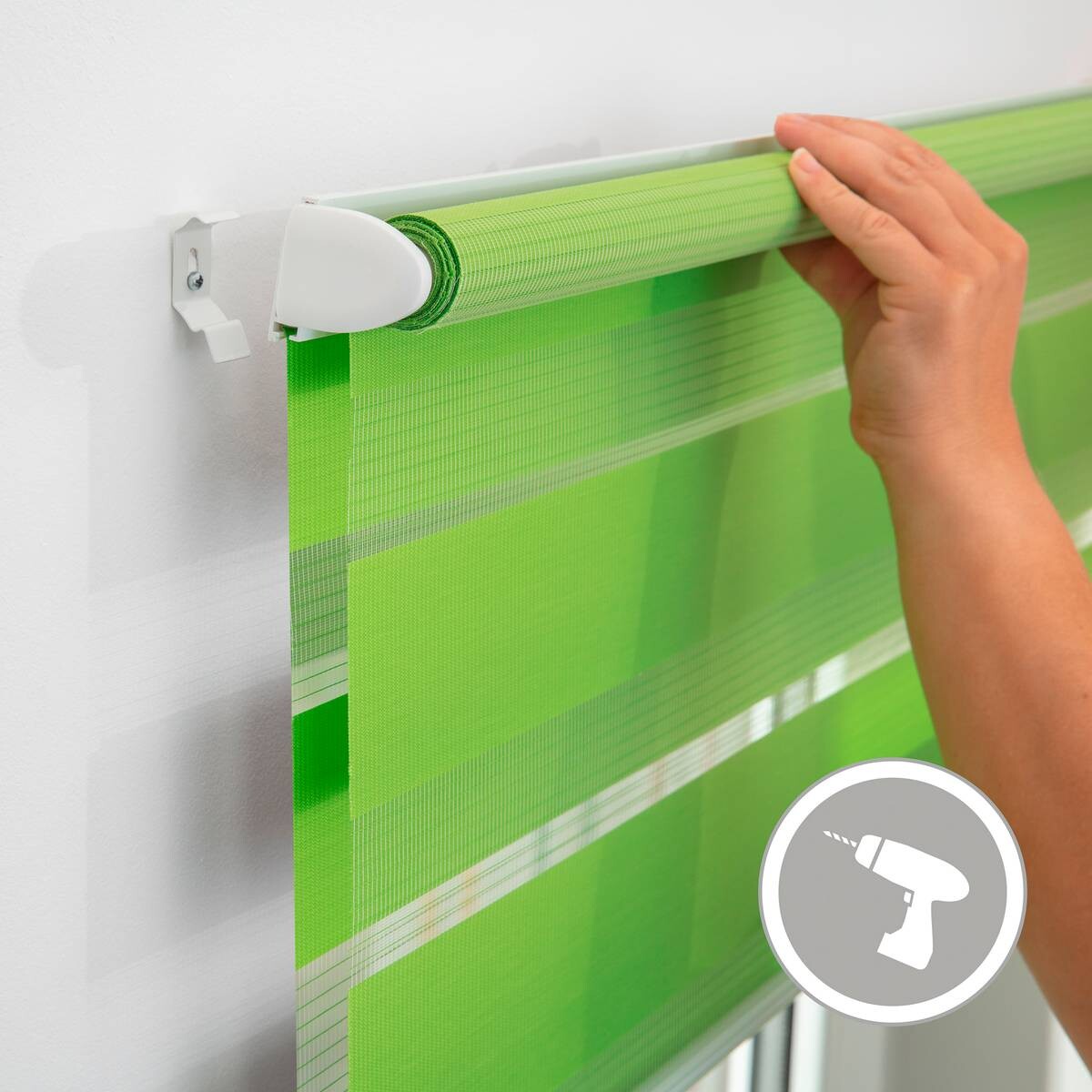 LICHTBLICK Doppelrollo Duo grün B/L: ca. 80x150 cm