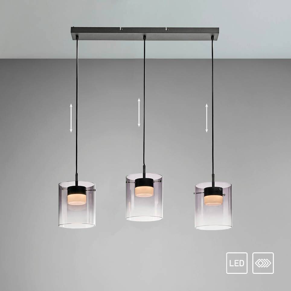 Just Light Pendelleuchte schwarz