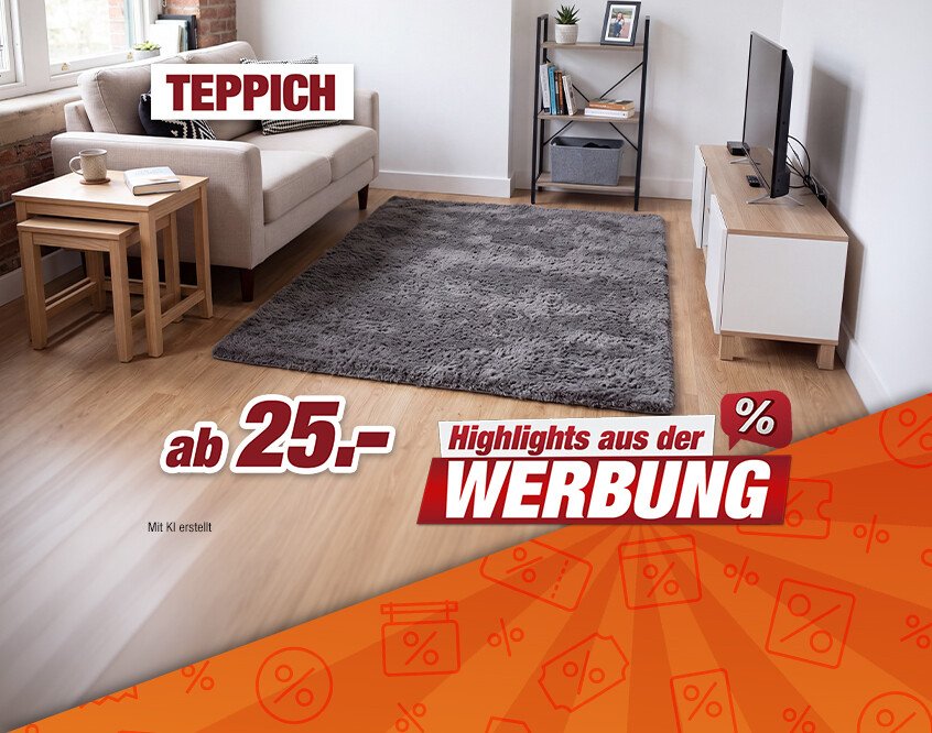 Unsere Werbe Highlights - Teppich