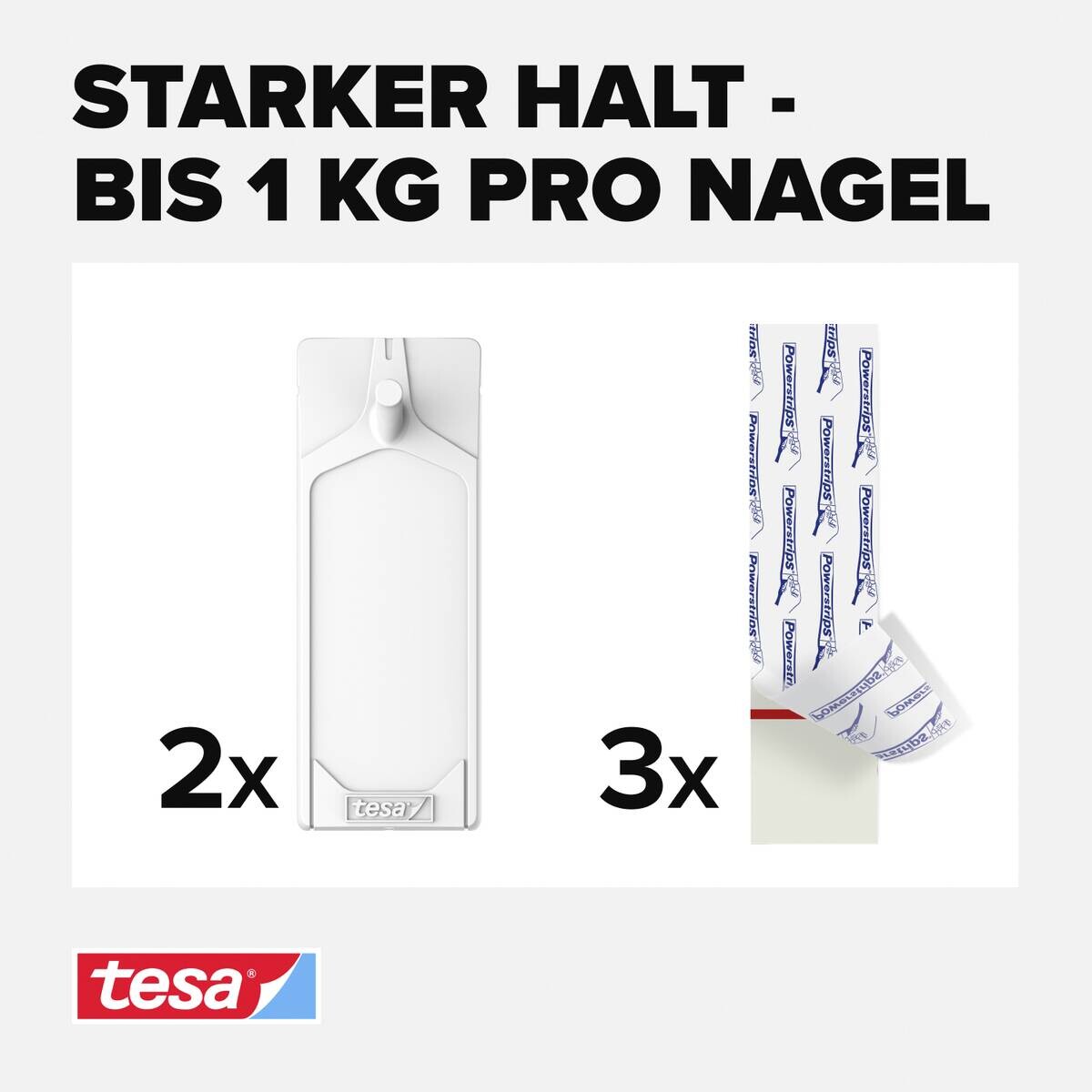 Klebenagel 2 tlg.