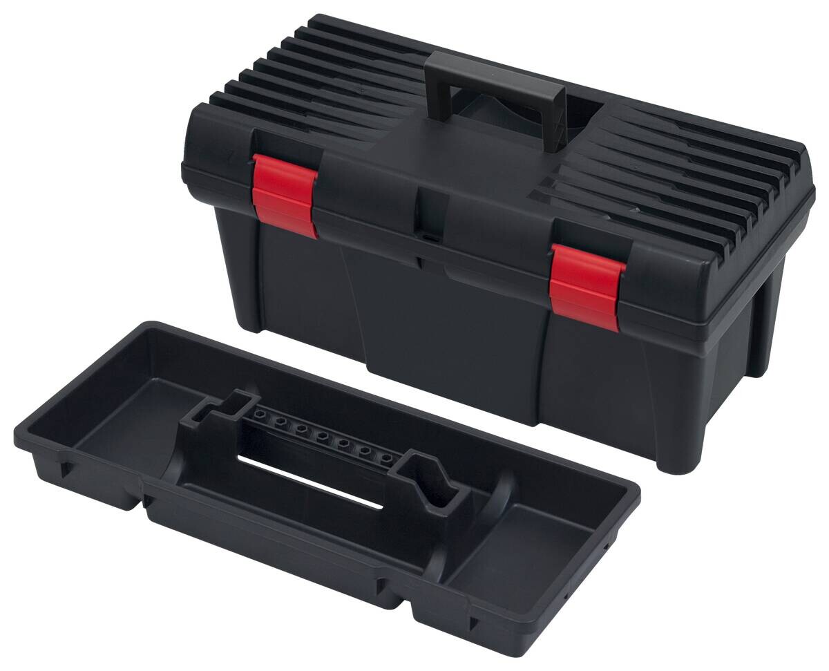 Werkzeugkoffer schwarz B/H/L: ca. 25,6x24,6x52,5 cm