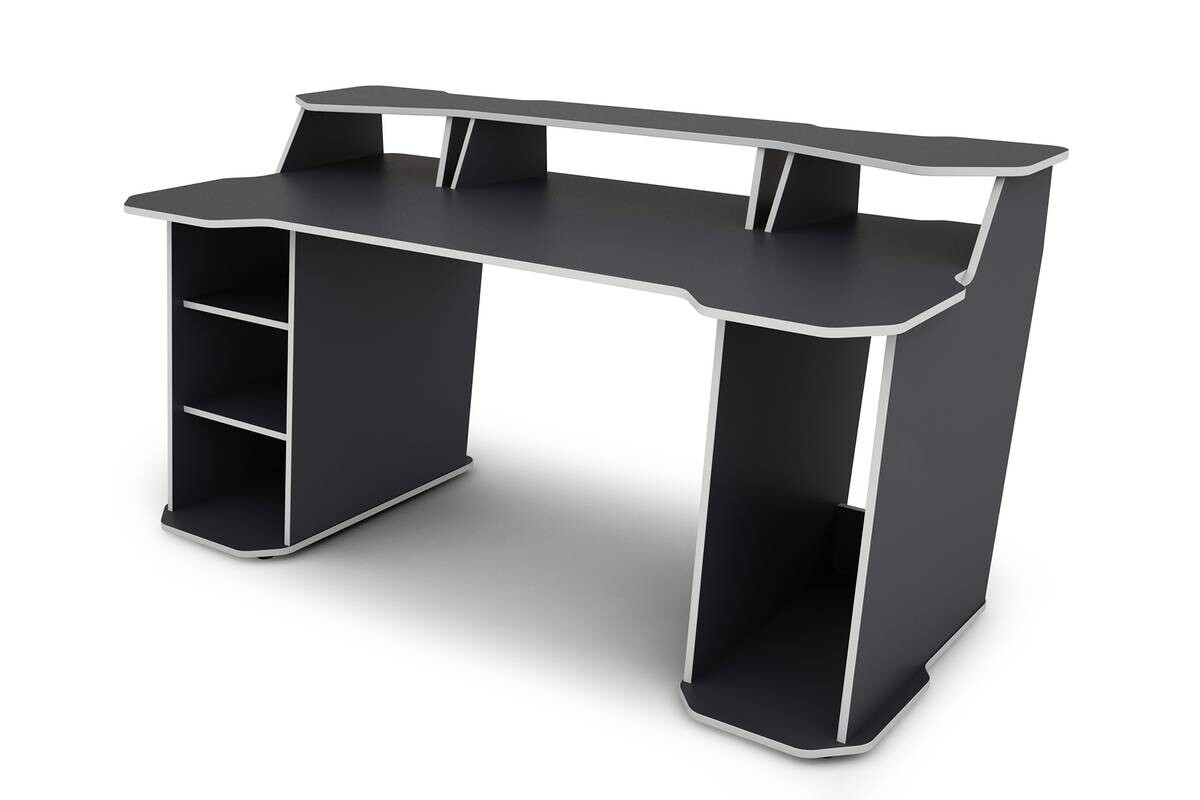 Schreibtisch MATRIX anthrazit weiß B/H/T: ca. 180x76,96x85 cm