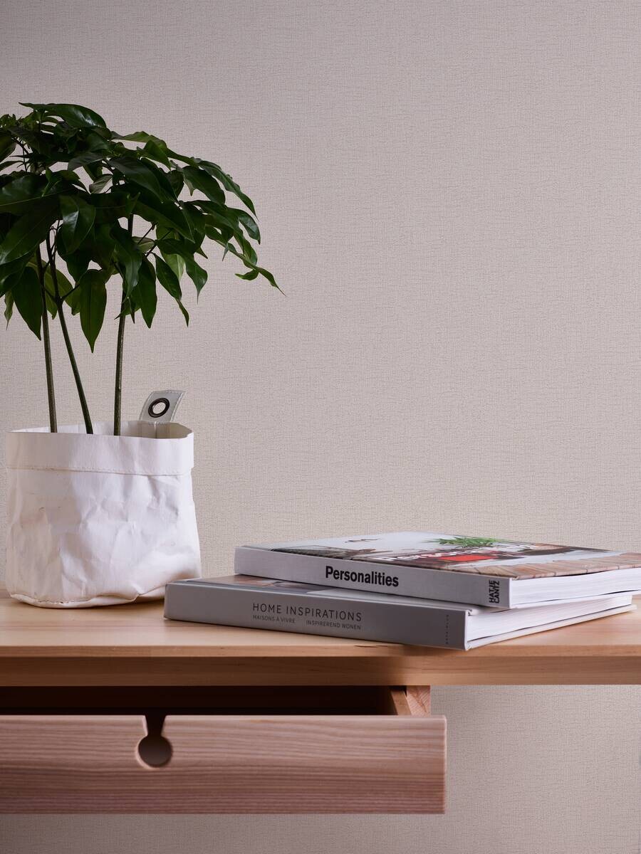 A.S.Creation Vliestapete Attractive Uni beige B/L: ca. 53x1005 cm