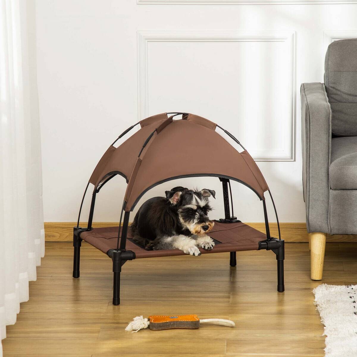 PawHut Hunde-Zubehör schwarz Polyester B/H/L: ca. 46x61x62 cm