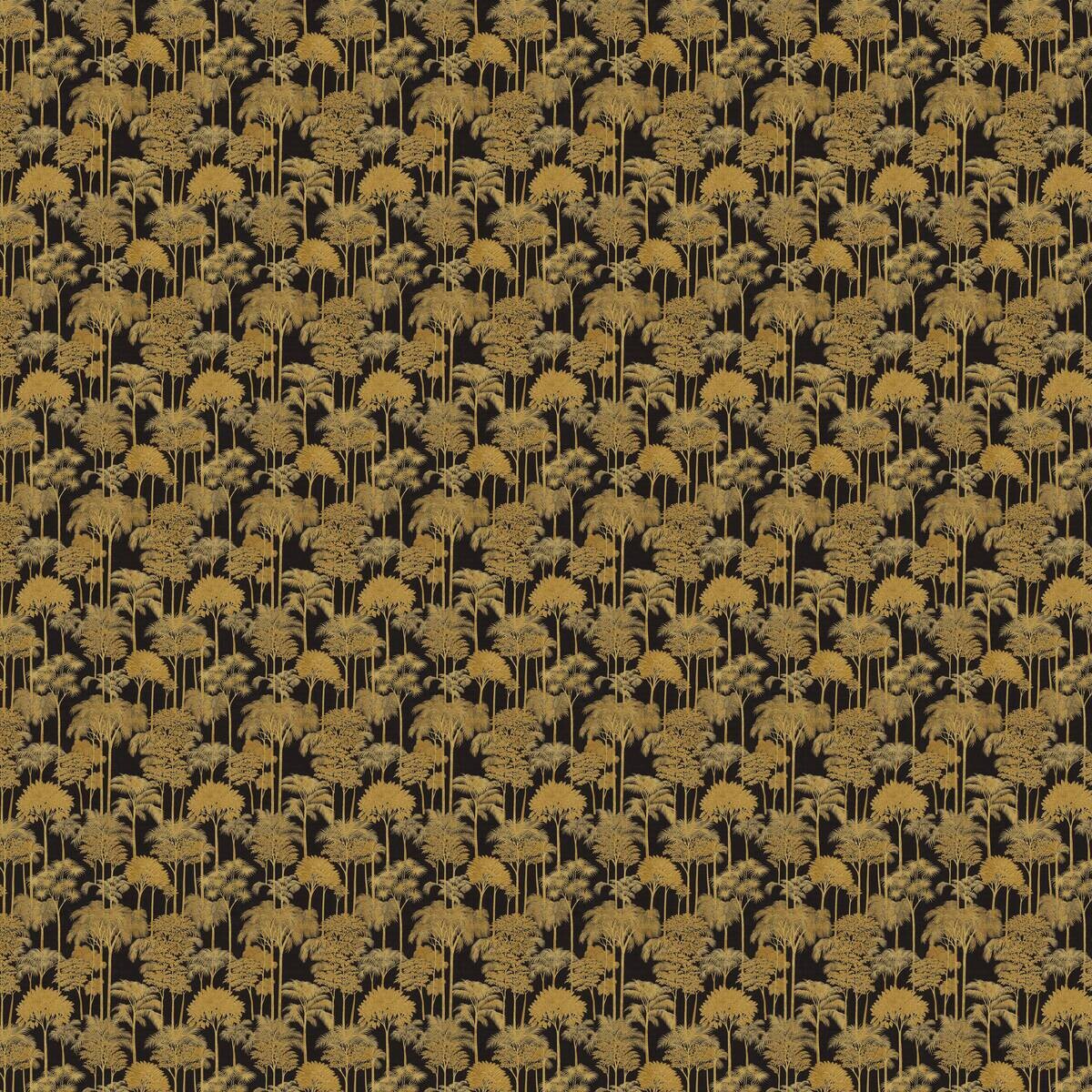 Vliestapete Dschungel gold schwarz B/L: ca. 53x1005 cm