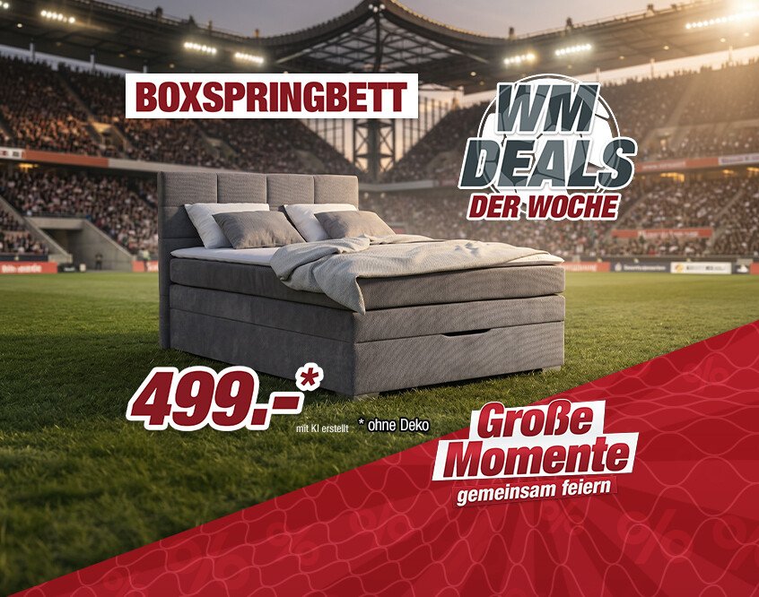 Unsere Werbe Highlights - Porto II Boxspringbett