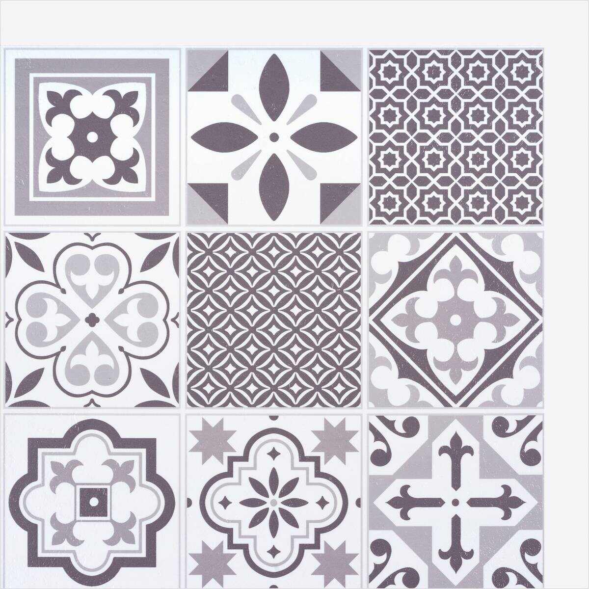 d-c-fix Wandfliese selbstklebend grau B/L: ca. 30,5x30,5 cm