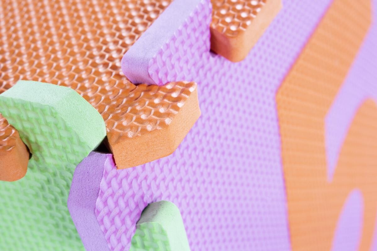 Puzzlematte bunt