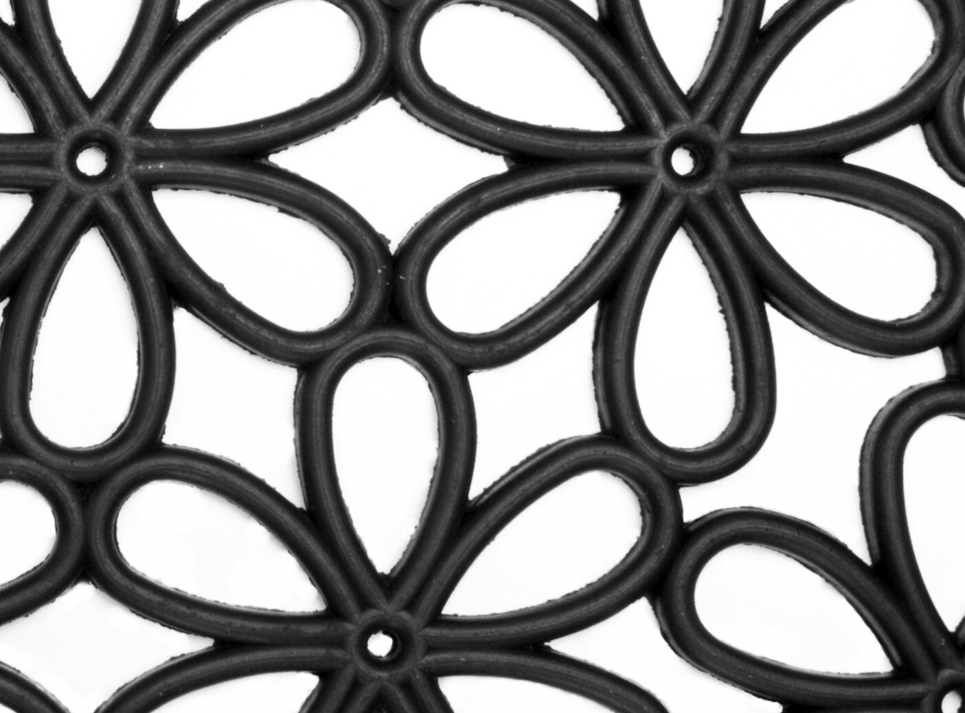 Fußmatte Relief schwarz B/L: ca. 45x75 cm