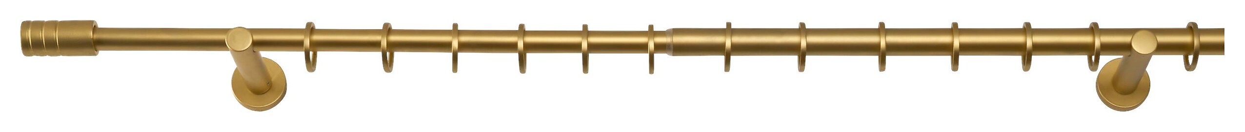 ondeco Stilgarnituren rillcube gold Metall ausziehbar von ca. 210 bis 400 cm 1.0 Läufe