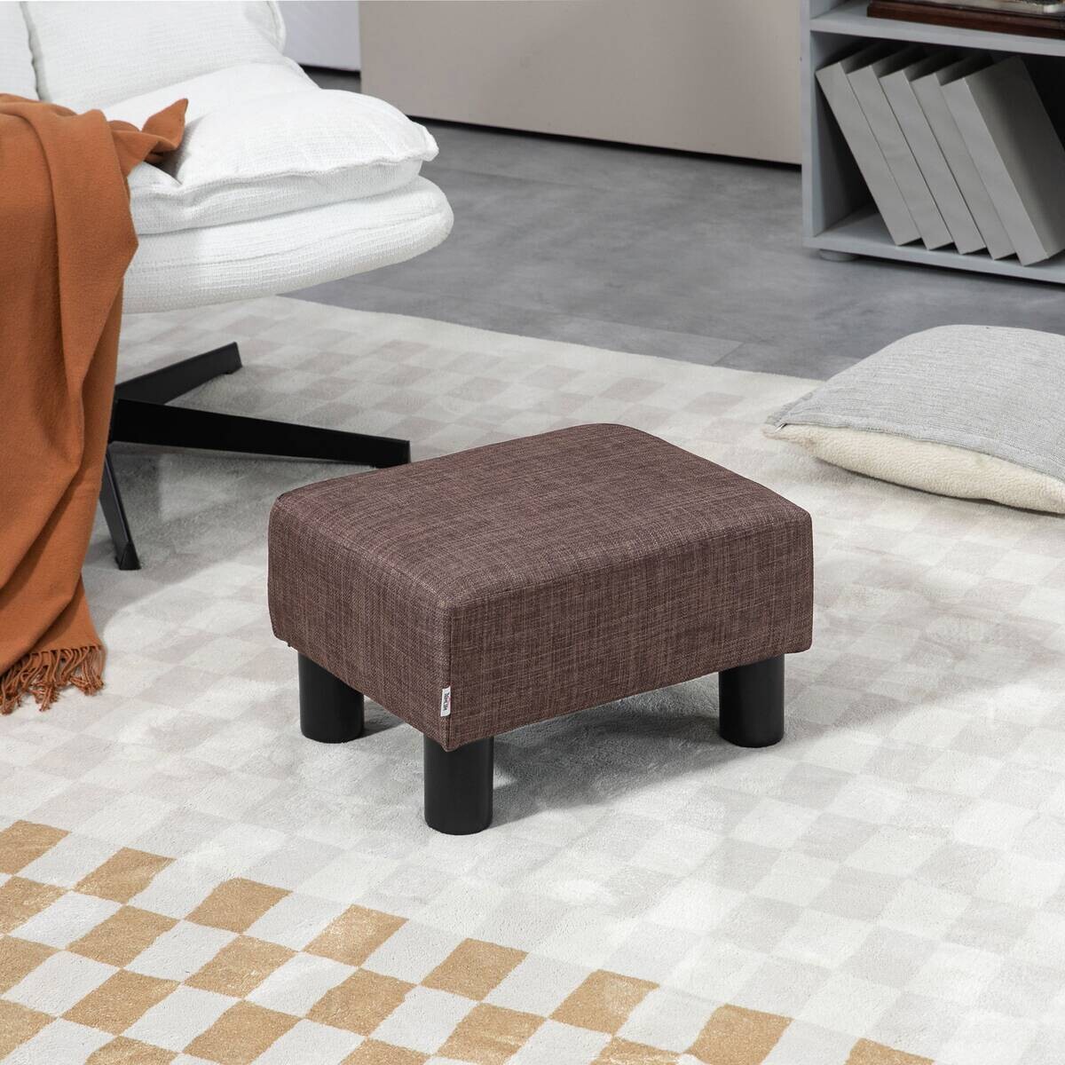 HOMCOM Hocker braun B/H/L: ca. 30x40x24 cm