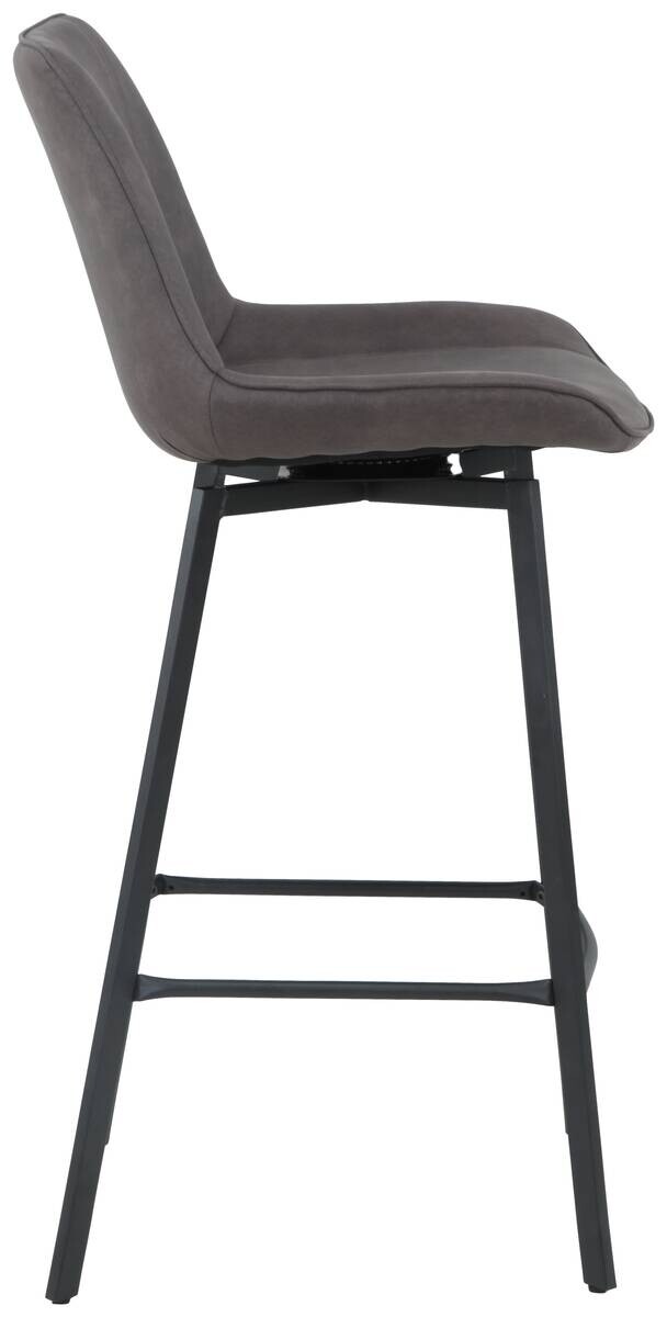 Barhocker Rumba anthrazit Microfaser B/H/T: ca. 49x103x54 cm