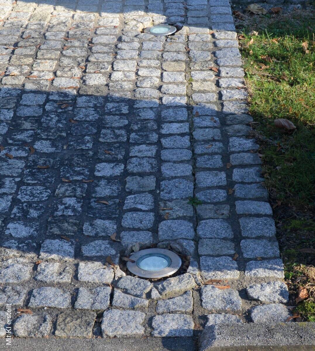 LED-Einbauleuchten 4043150 stahlfarbig B/H/T: ca. 12,5x14,5x12,5 cm