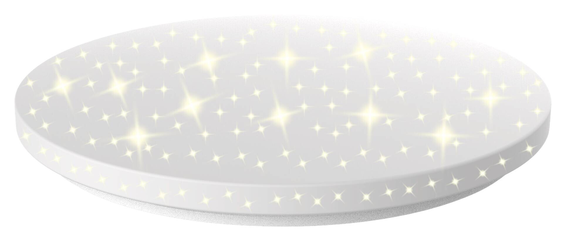 Blulaxa LED-Deckenleuchte Promina weiß Metall Kunststoff H/D: ca. 5,5x28 cm 1 Brennstellen