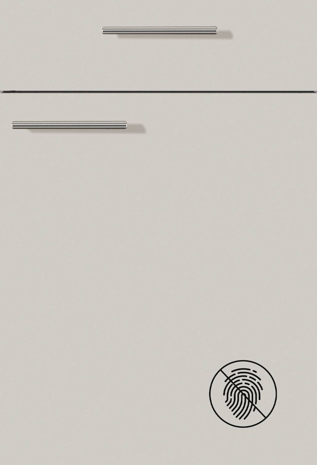 pino Küchenblock PN210 Graphit supermatt B/H/T: ca. 280x220,6x60 cm