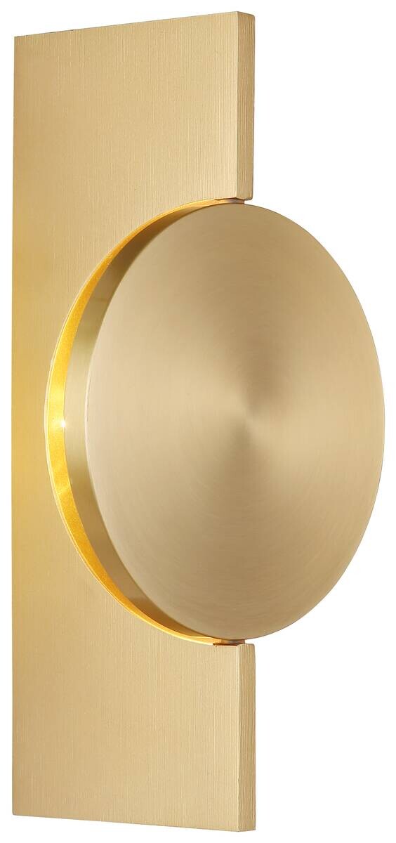 GLOBO LED-Wandleuchte messing Aluminium Metall B/H: ca. 15x28 cm 1 Brennstellen