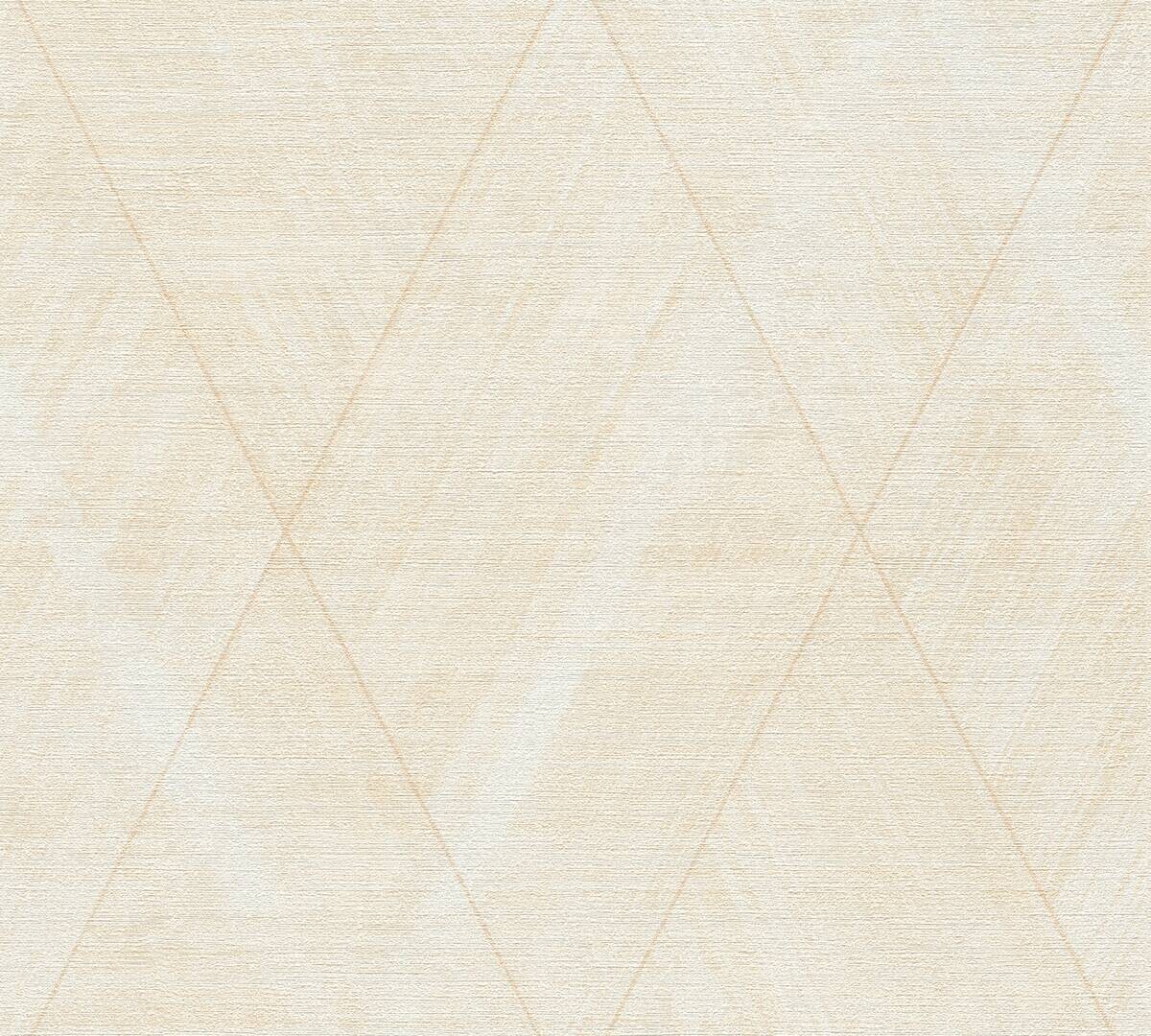 A.S.Creation Vliestapete creme beige B/H/D: ca. 53x1005x8,4 cm