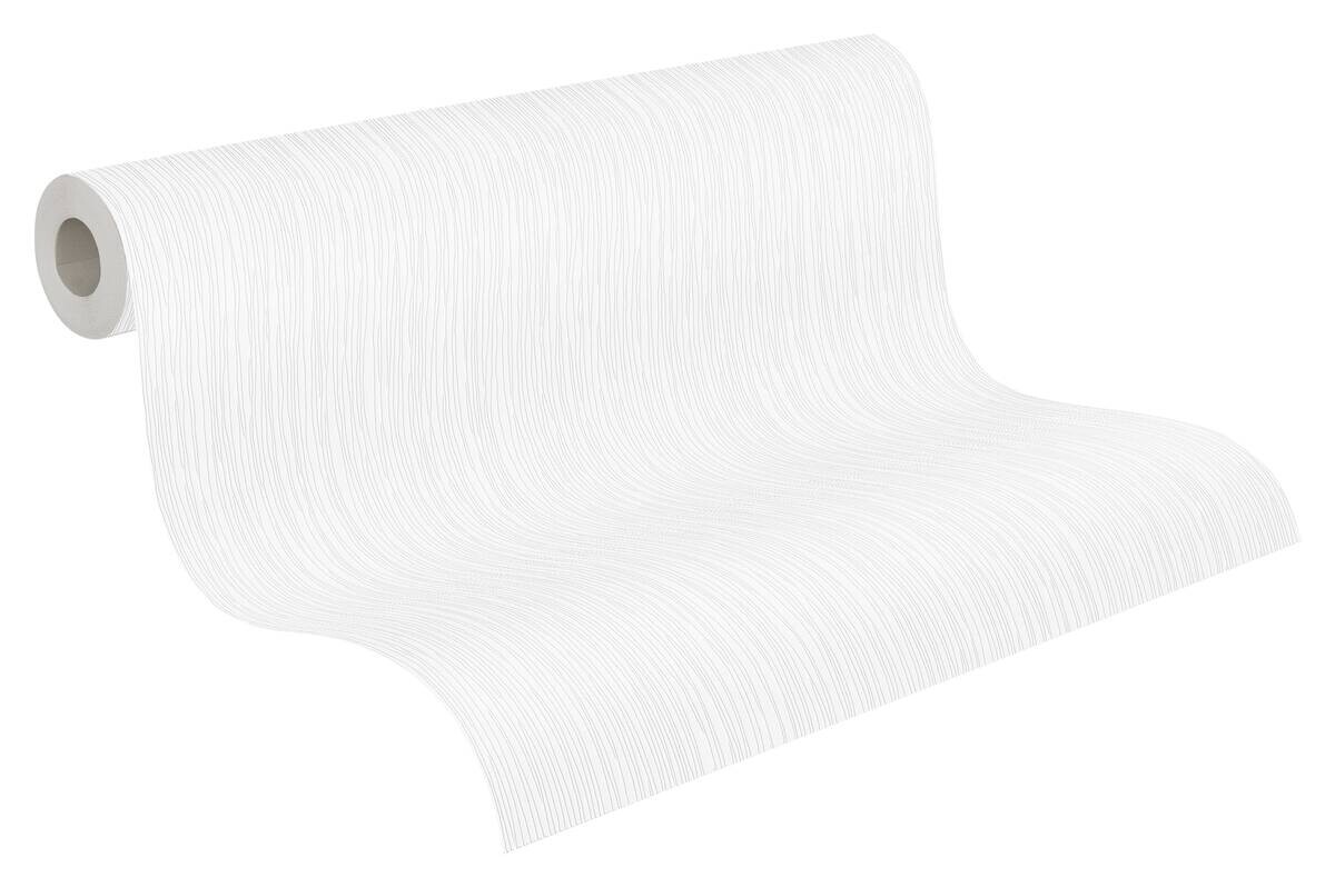 A.S.Creation Papiertapete weiß B/H/D: ca. 53x1005x9,6 cm