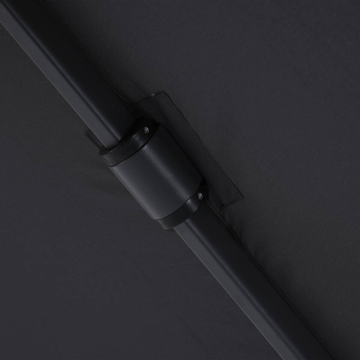 AXI Outdoor Living Ampelschirm Apollo anthrazit Metall B/H/L: ca. 300x255x300 cm