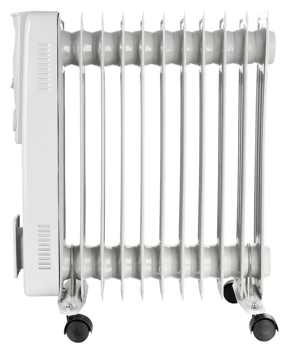Ölradiator weiß Kunststoff Metall B/H/L: ca. 24x54,5x45 cm ca. 2000 W