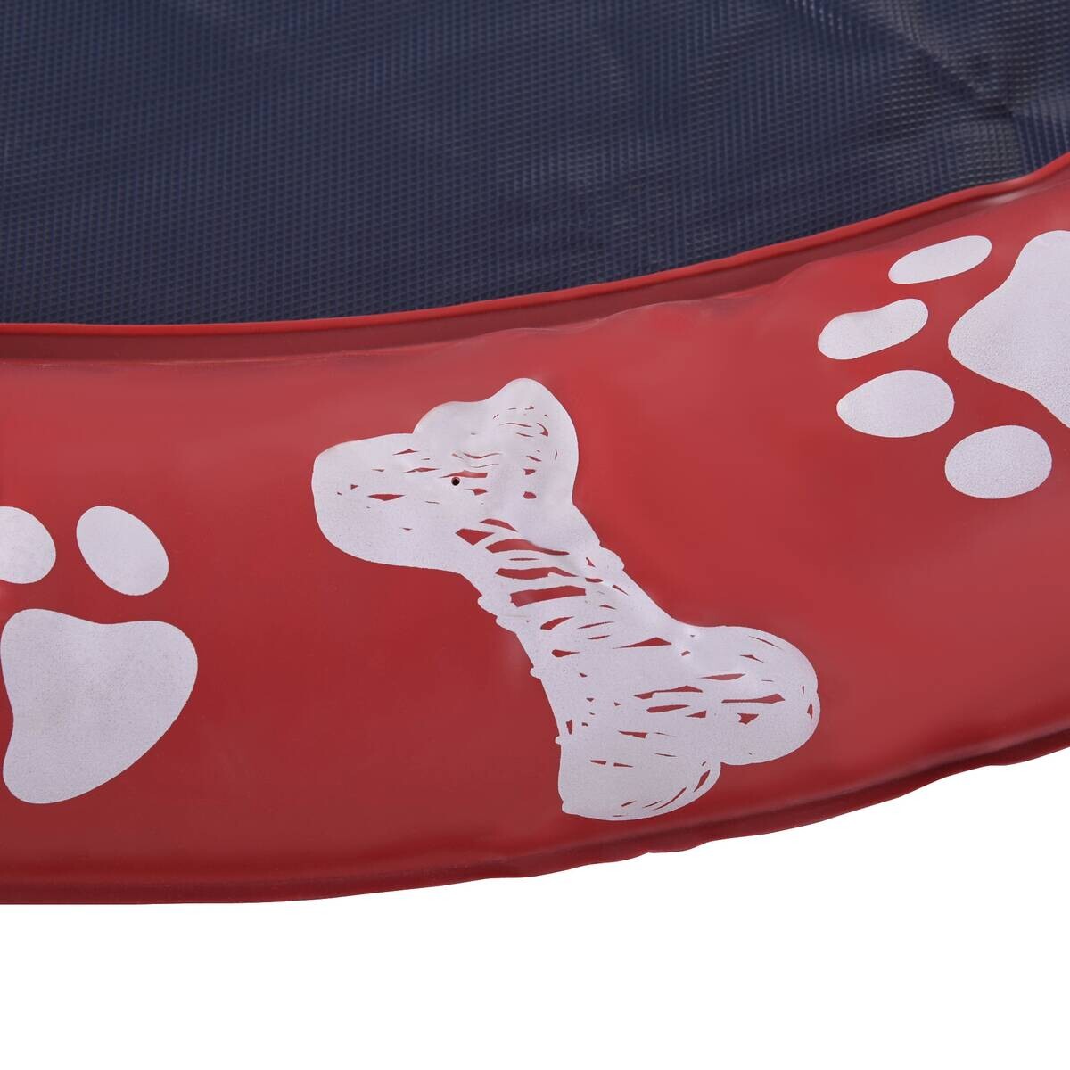 PawHut Hunde-Planschbecken rot Kunststoff B/H/L: ca. 170x1x170 cm