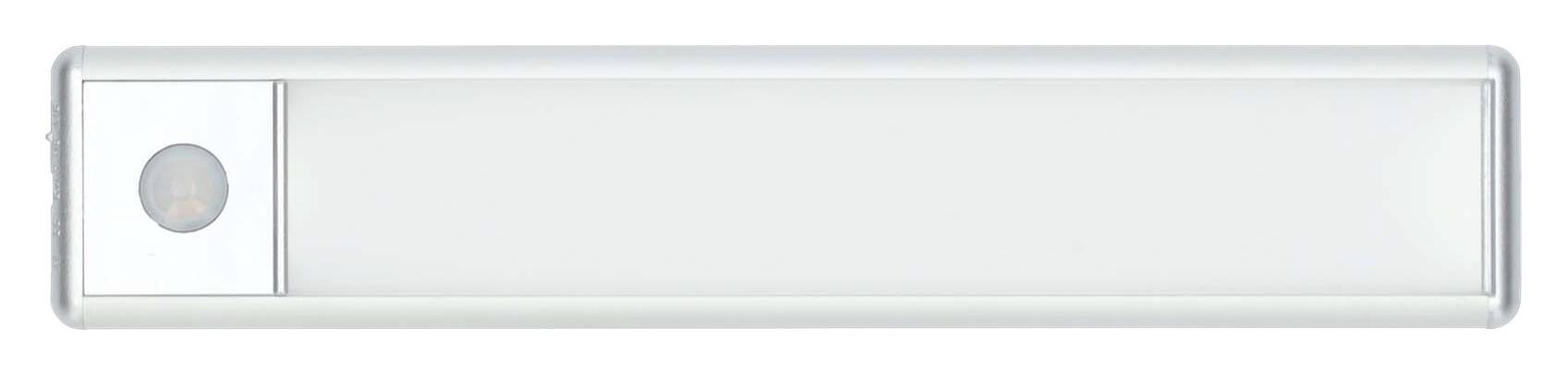 Nedis Schrankleuchte silber Aluminium Polycarbonat B/H/L: ca. 4x20,5x1,4 cm