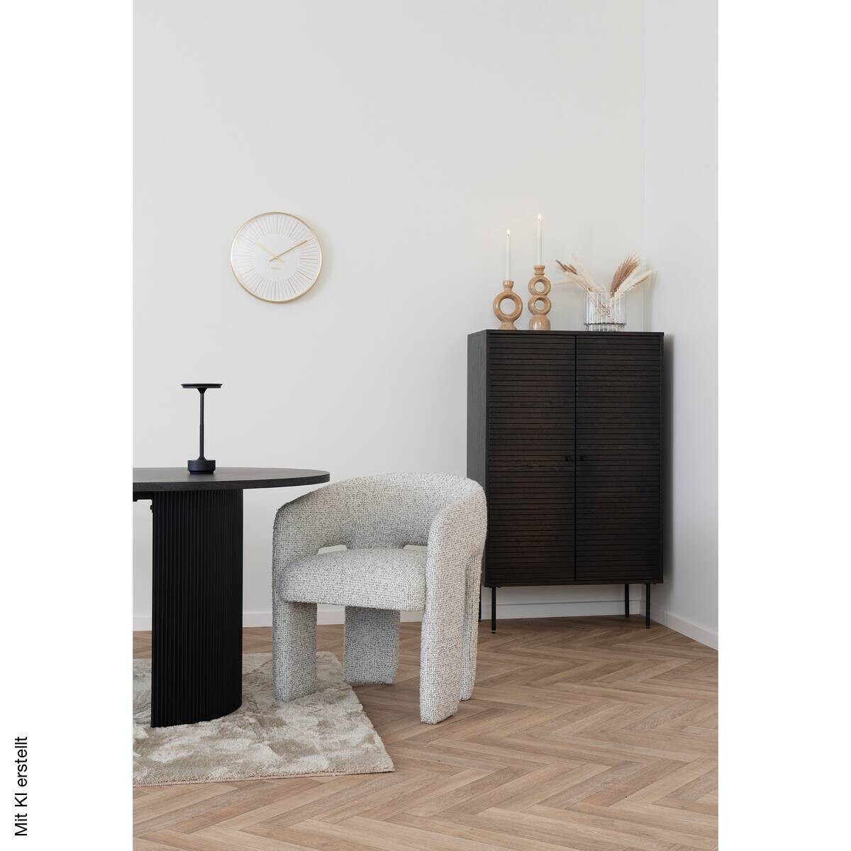 Housenordic Tischleuchte Lyneham schwarz Metall B/H/L: ca. 13x28,5x13 cm