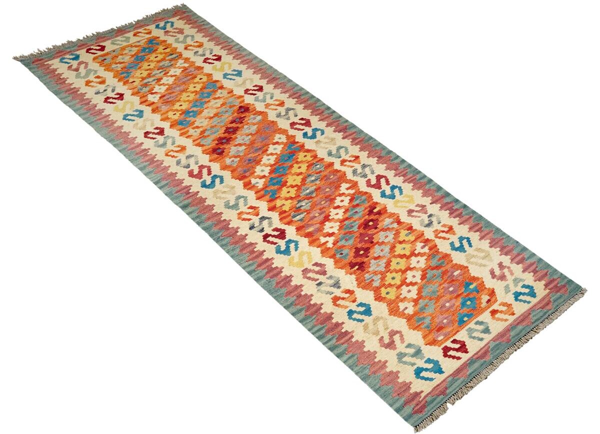 PersaTepp Teppich Kelim Gashgai beige B/H/L: ca. 79x1x289 cm